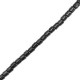 Hematite beads tube 1.5mm Black